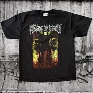 Cradle of Filth You Called and I CameTee – Black Metal Band Shirt – Size L